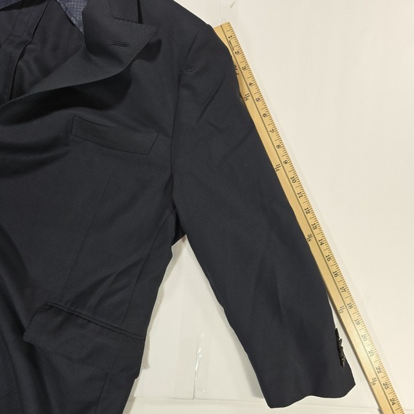 Suitsupply Super 130s Wool Blazer 52L Navy Sport Coat Vitale Barberis Canonico - Picture 8 of 11